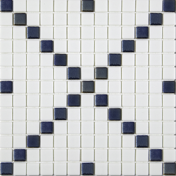 Alttoglass Mosaic Titanio Blanca Lavanda